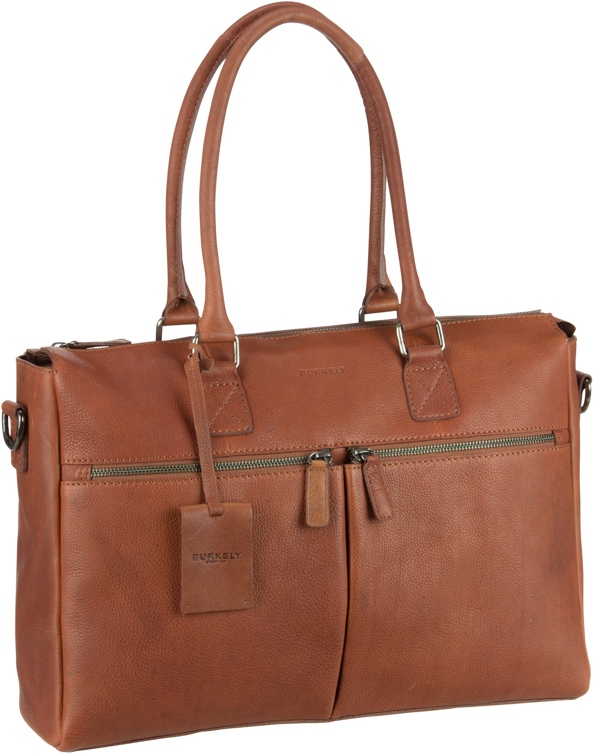 Burkely Antique Avery Laptop 15'' 6988  in Cognac (15.6 Liter), Aktentasche von Burkely