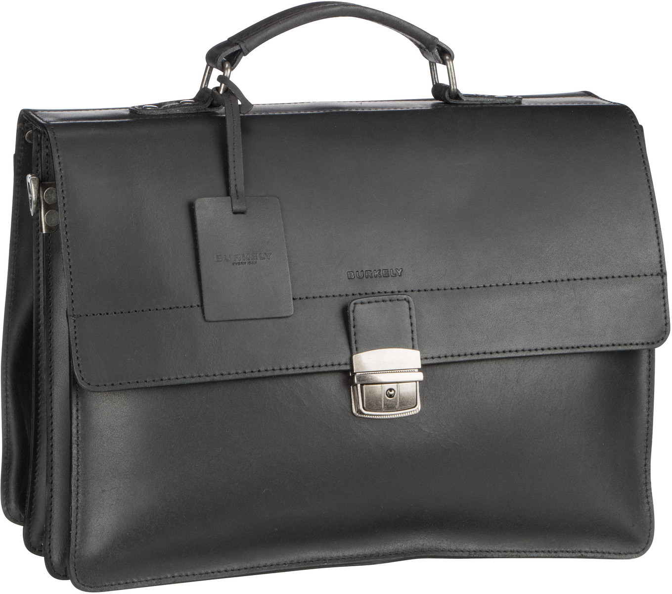 Burkely Vintage Dean Briefcase 6379  in Schwarz (14.6 Liter), Aktentasche von Burkely