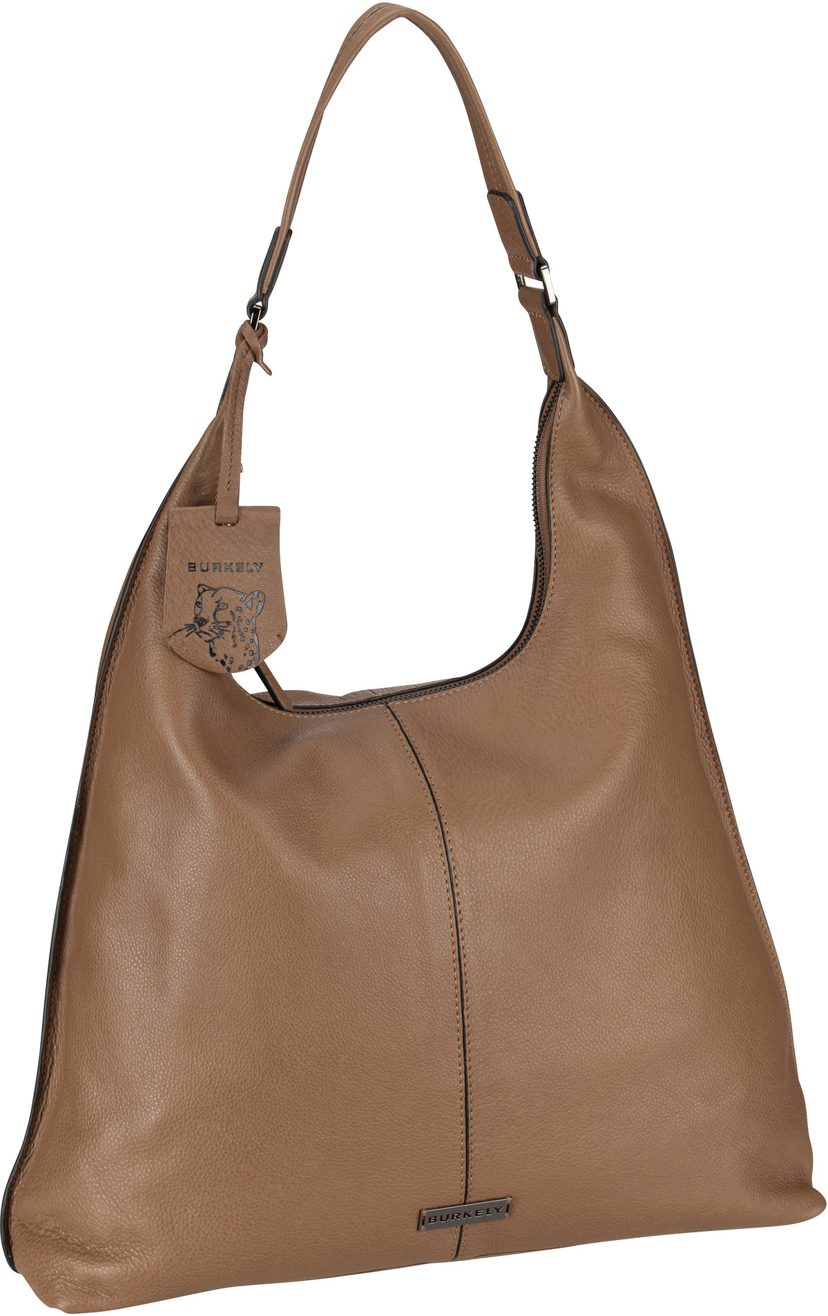 Burkely Mystic Maeve Shoulder Hobo  in Braun (12.9 Liter), Beuteltasche von Burkely