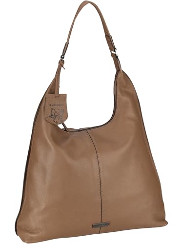 Burkely Beuteltasche Mystic Maeve Shoulder Hobo Taupe One Size von Burkely