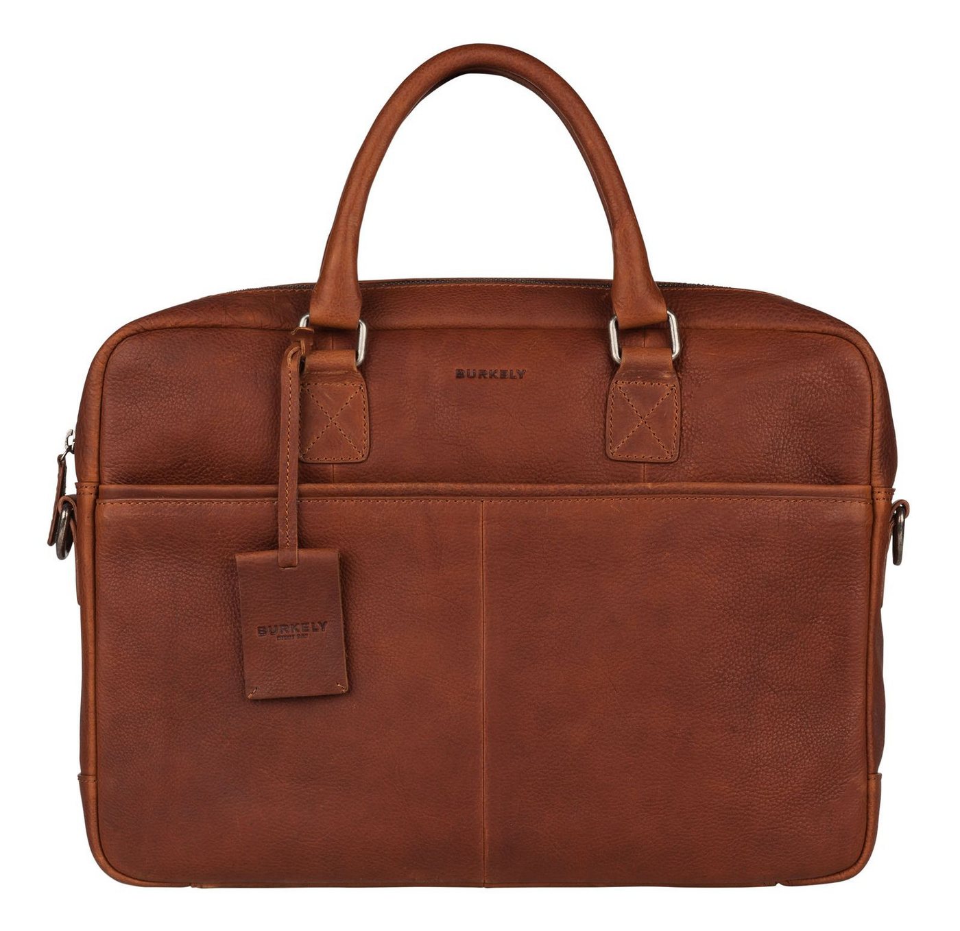 Burkely Businesstasche Laptopbag 15,6", aus echtem Leder von Burkely