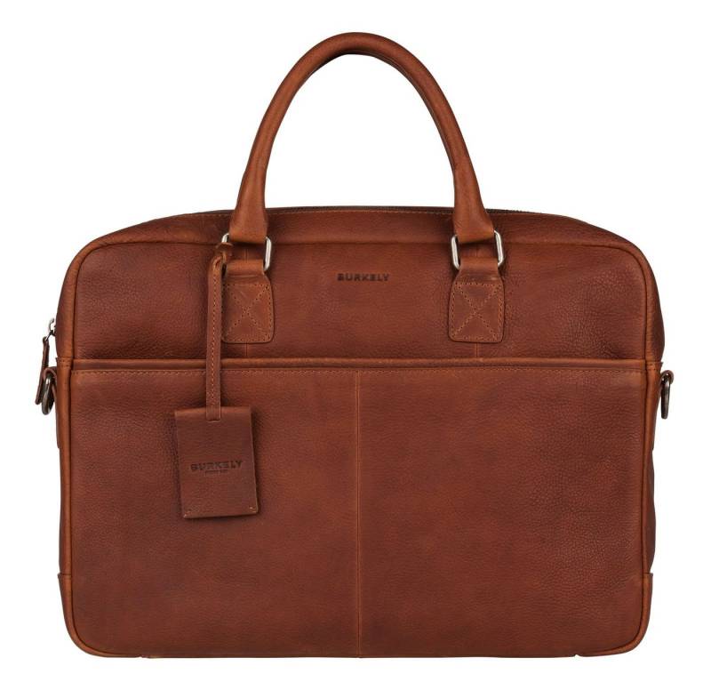 Burkely Businesstasche Laptopbag 15,6", aus echtem Leder von Burkely