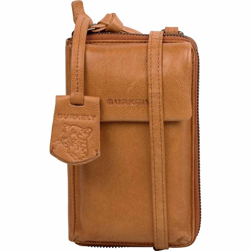 Burkely Crossbody Just Jolie Handytasche-Cognac von Burkely