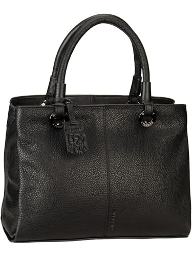 Burkely Damen Radiant Raeven Handbag Handtasche, schwarz von Burkely