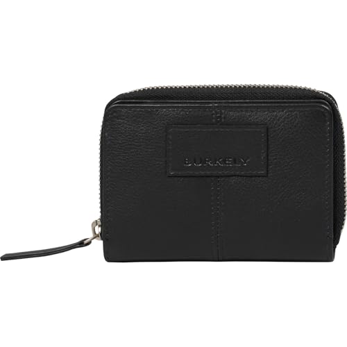 Burkely Damen Soft Skylar Double Flap Wallet, schwarz von Burkely