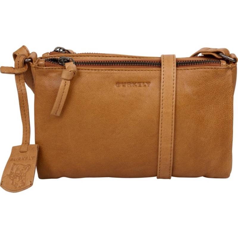 Burkely - JUST JOLIE Rv-Tasche Double Zip Crossbody Cinnamon Cognac Cognac von Burkely