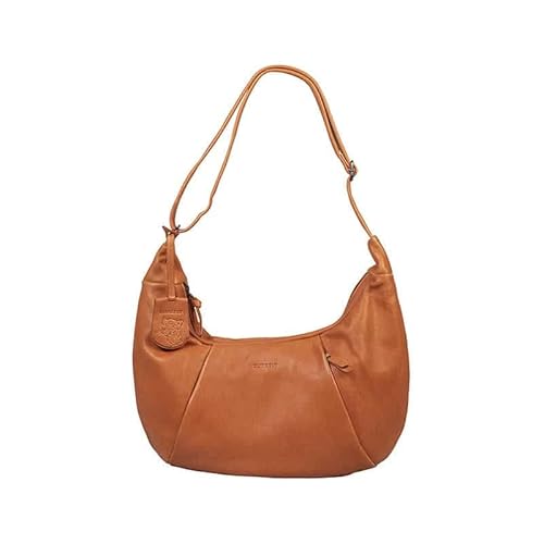 Burkely Just Jolie Croissant Bag Cognac, Sonstige, Medium von Burkely