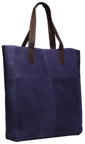 Burkely Leder Tasche Shopper blau von Burkely