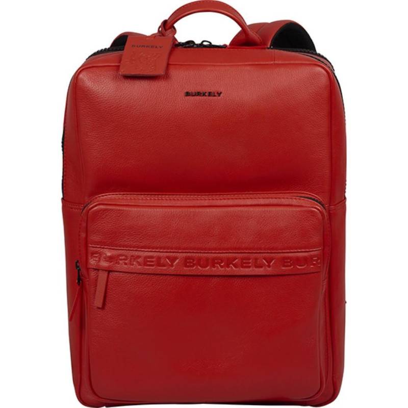 Burkely - MINIMAL MASON Freizeitrucksack Backpack 15.6 Really Red Rot von Burkely