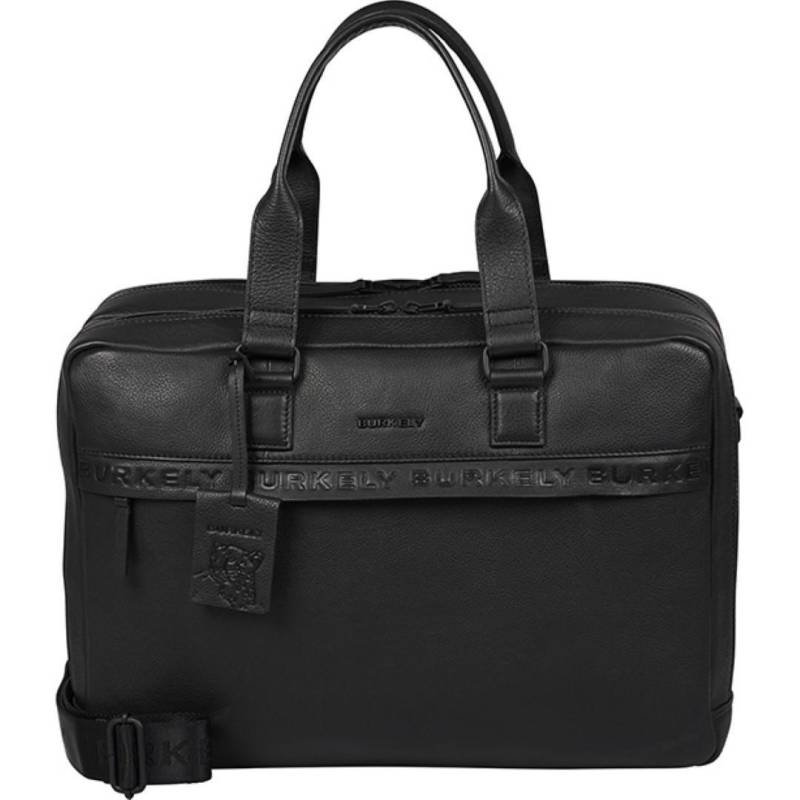 Burkely - MINIMAL MASON Laptoptasche Double Zip Laptopbag 15,6 Black Schwarz von Burkely
