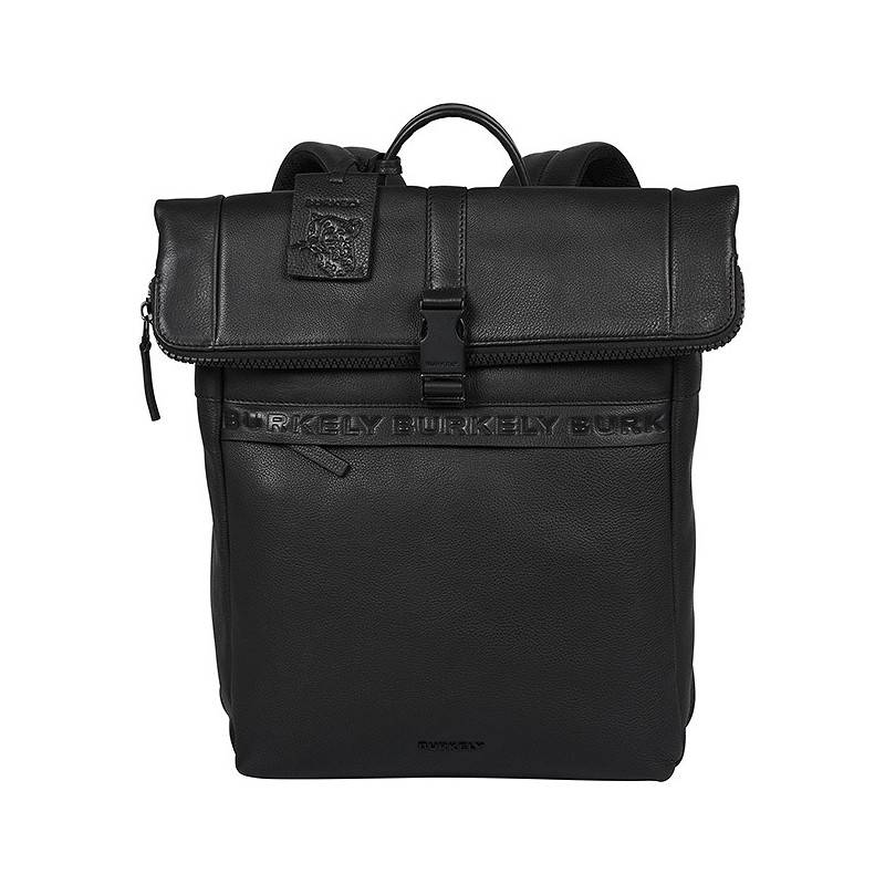 Burkely Minimal Mason Rolltop Backpack 14"-Black von Burkely