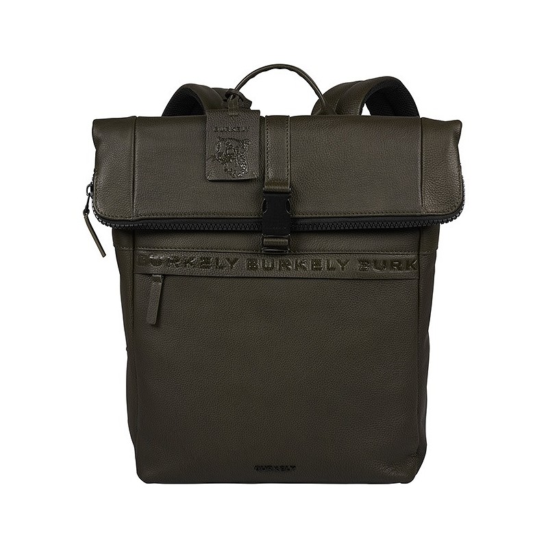 Burkely Minimal Mason Rolltop Backpack 14"-Green von Burkely