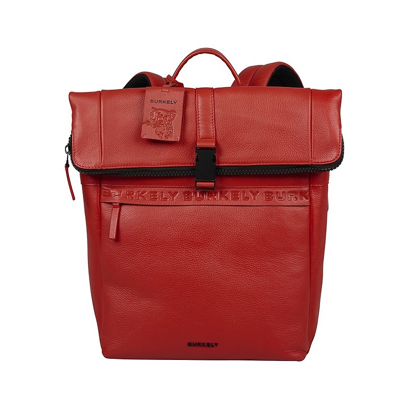 Burkely Minimal Mason Rolltop Backpack 14"-Red von Burkely