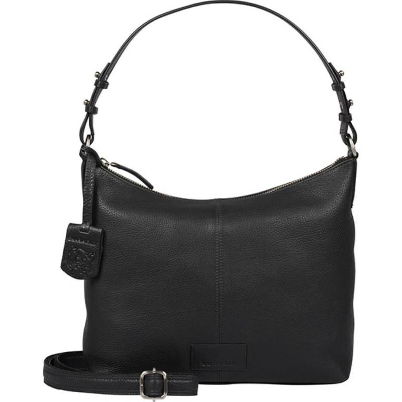 Burkely - SOUL SKY Handtasche Mit Reißversc Shoulderbag Black 10 beach black - Gr. - M von Burkely