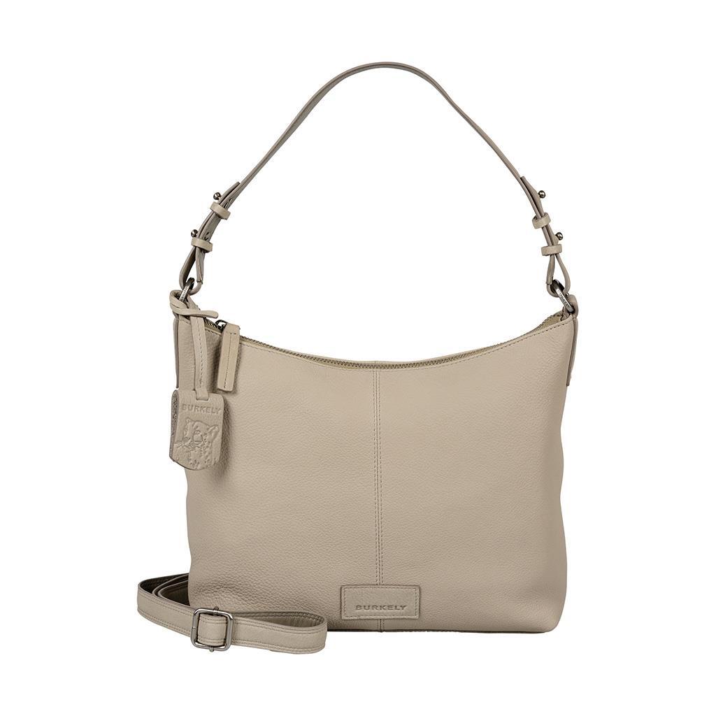 Burkely - SOUL SKY Handtasche Mit Reißversc Shoulderbag Gentle Grey 12 generous grey - Gr. - M von Burkely