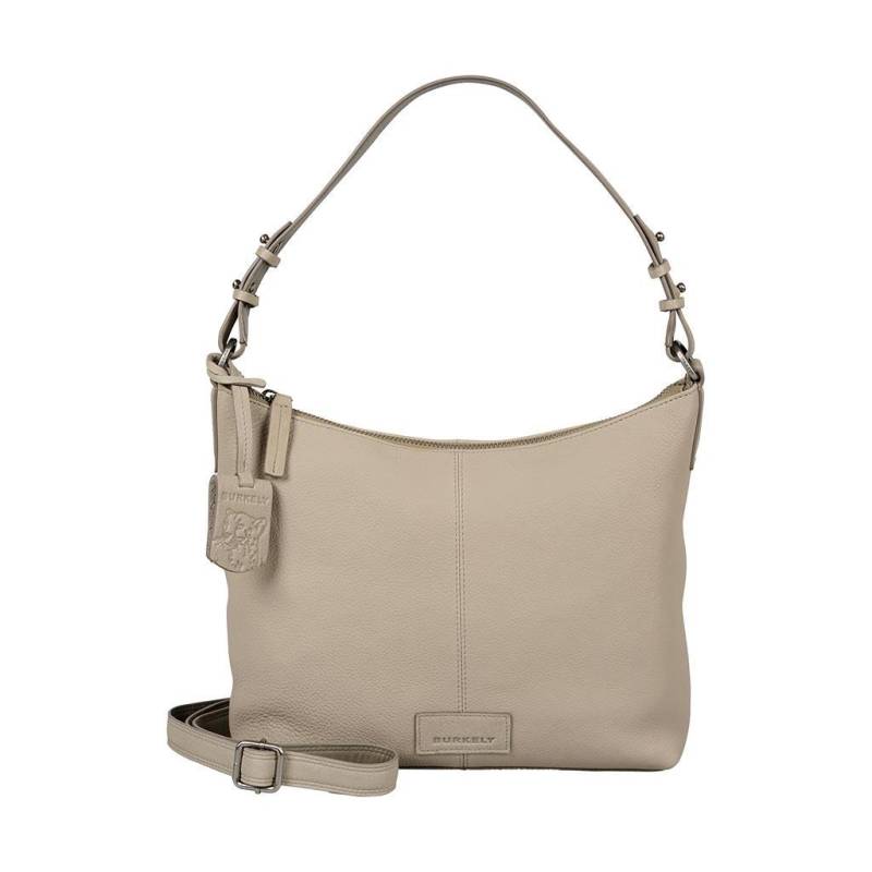 Burkely - SOUL SKY Handtasche Mit Reißversc Shoulderbag Gentle Grey 12 generous grey - Gr. - M von Burkely