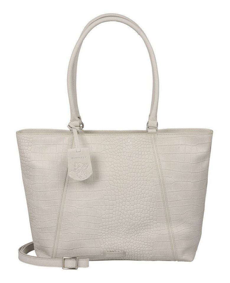 Burkely Schultertasche Wide Tote 15,6" (Set, 2-tlg), aus echtem Leder von Burkely