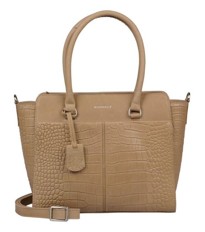 Burkely Schultertasche Workbag, aus echtem Leder von Burkely