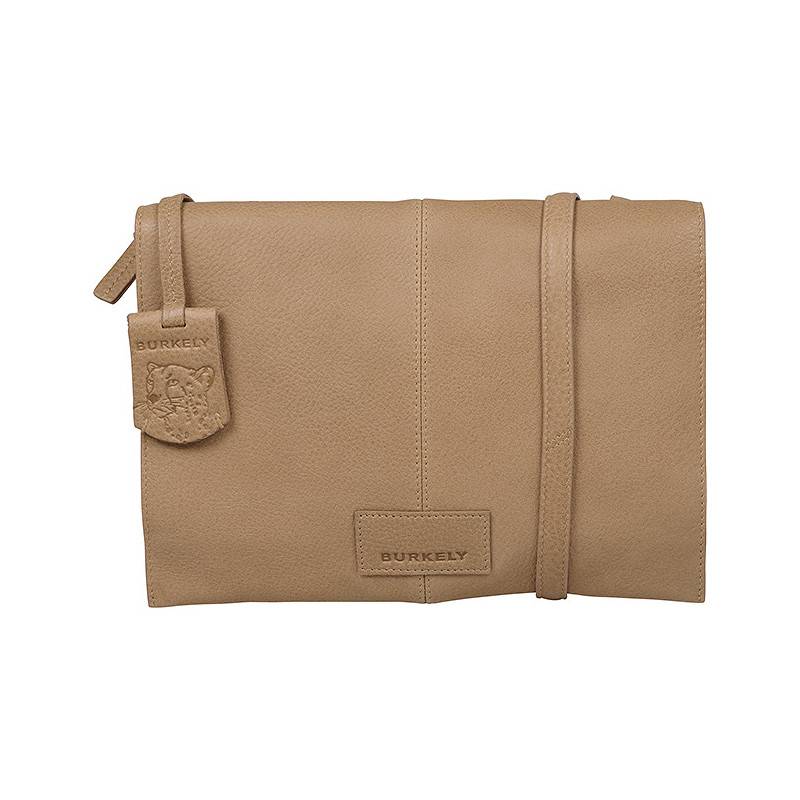 Burkely Soft Skylar Double pocket flap crossbody bag-Beige von Burkely