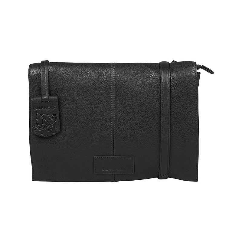 Burkely Soft Skylar Double pocket flap crossbody bag-Black von Burkely