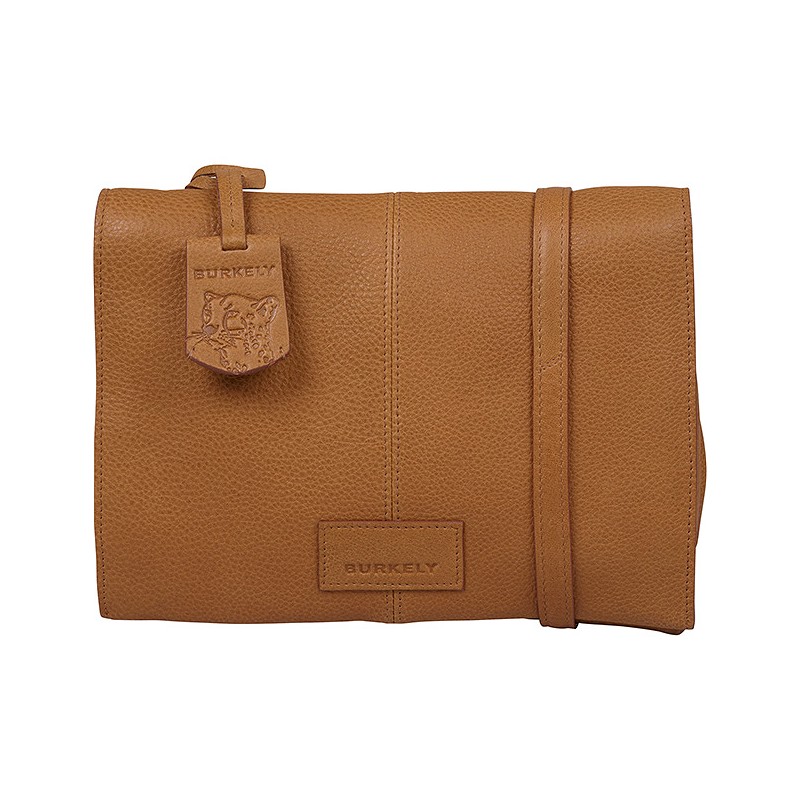 Burkely Soft Skylar Double pocket flap crossbody bag-Cognac von Burkely