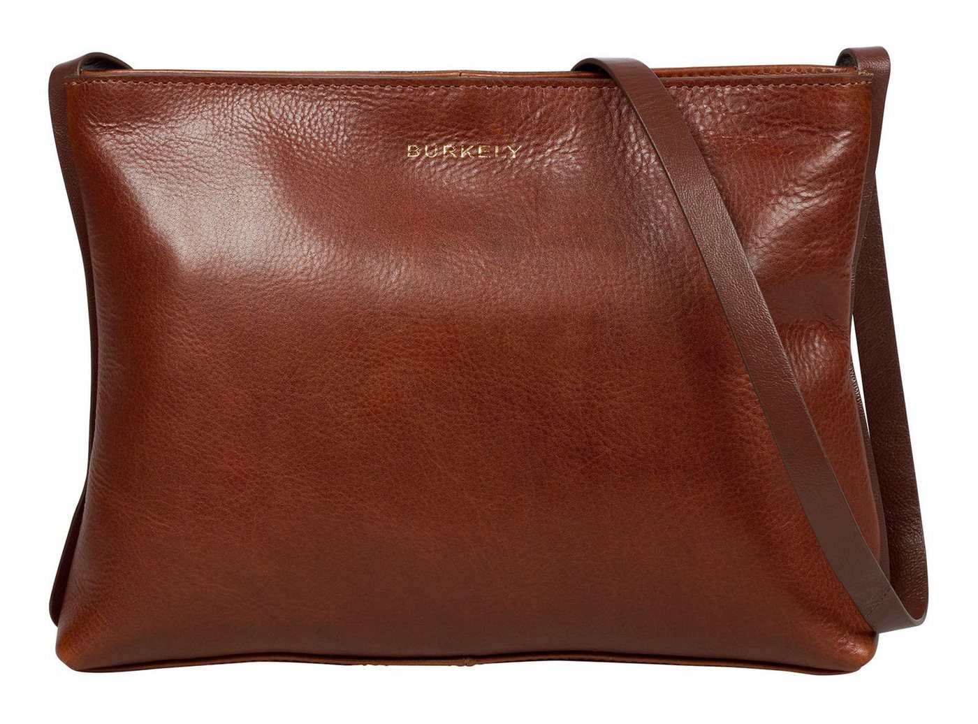 Burkely Umhängetasche Crossbody Zip Bag, aus echtem Leder von Burkely