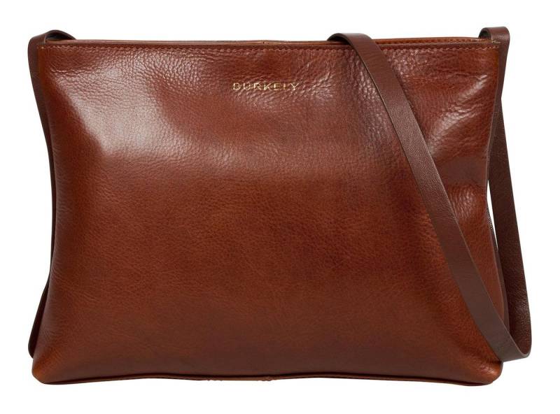 Burkely Umhängetasche Crossbody Zip Bag, aus echtem Leder von Burkely