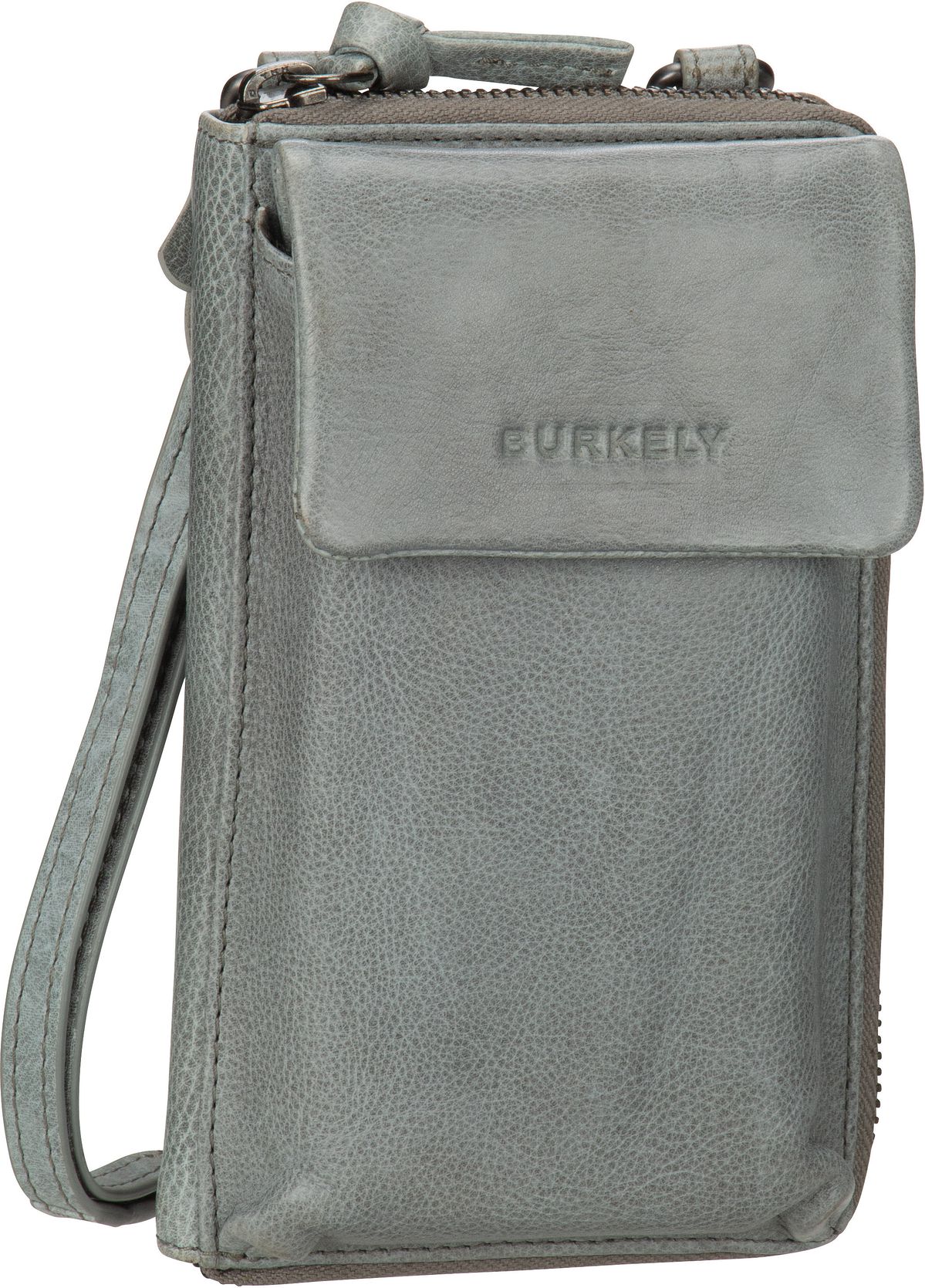 Burkely Just Jolie Phone Wallet  in Grau (0.5 Liter), Umhängetasche von Burkely