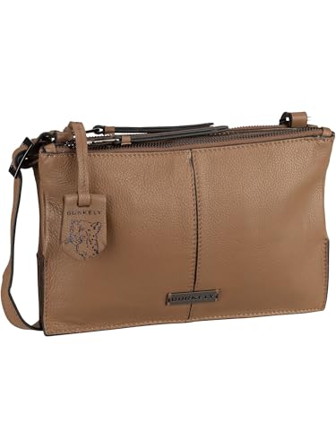 Burkely Umhängetasche Mystic Maeve Double Pocket Zip Taupe One Size von Burkely