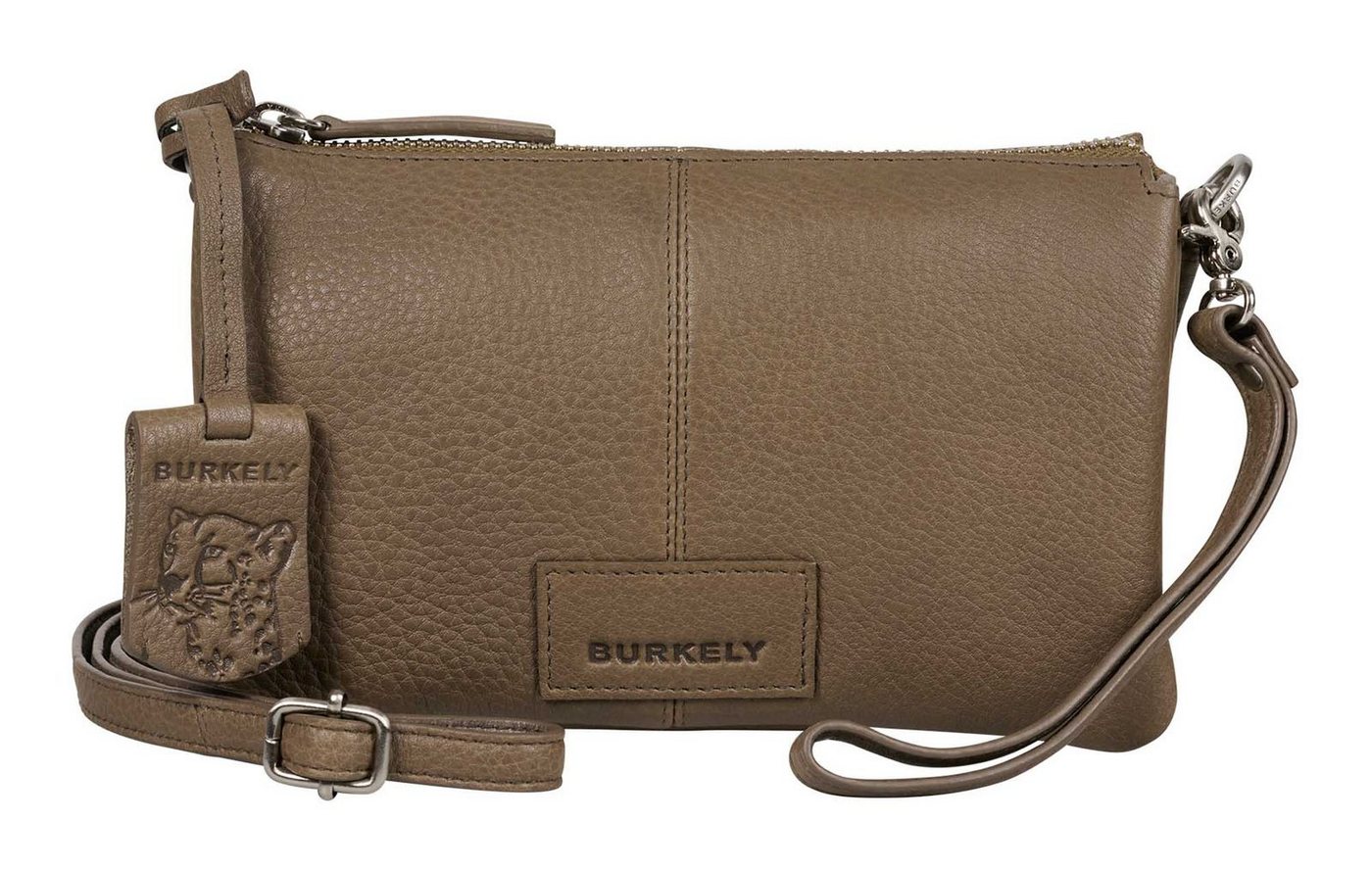 Burkely Umhängetasche Triple Pocket Zip, aus echtem Leder von Burkely
