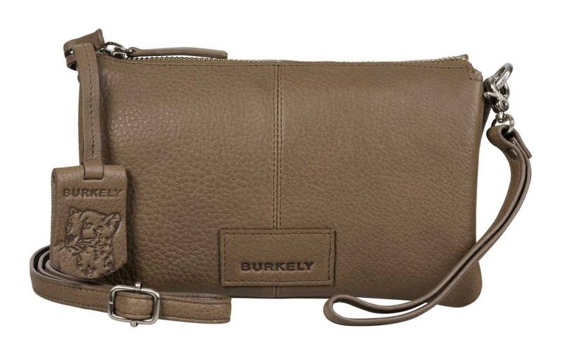 Burkely Umhängetasche Triple Pocket Zip, aus echtem Leder von Burkely