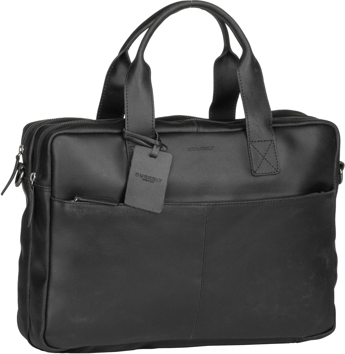 Burkely Vintage Jesse Workbag 7980  in Schwarz (13.1 Liter), Aktentasche von Burkely