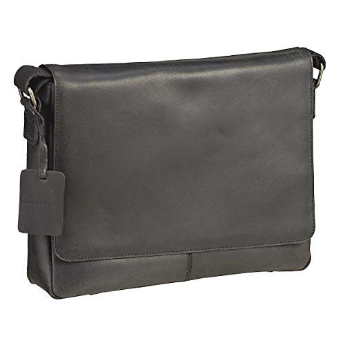 Burkely Vintage Juul - Schultertasche 36 cm black von Burkely