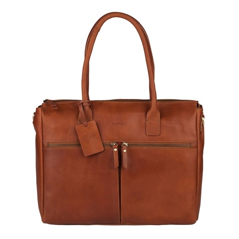 Burkely Vintage Valerie Laptoptasche 15,6" - cognac von Burkely