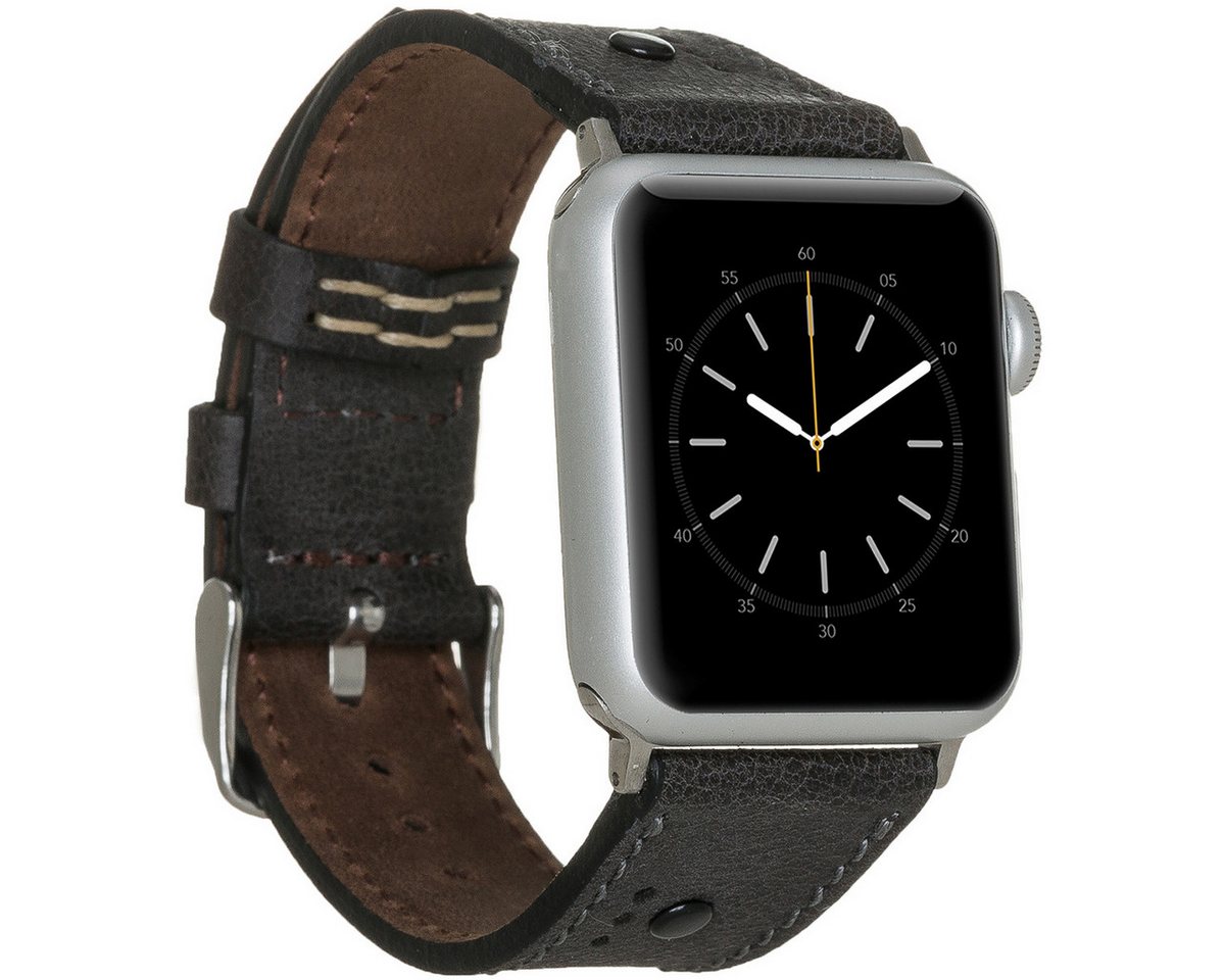 Burkley Smartwatch-Armband Exklusives Vintage Lederarmband, Handmade Stil 15 von Burkley