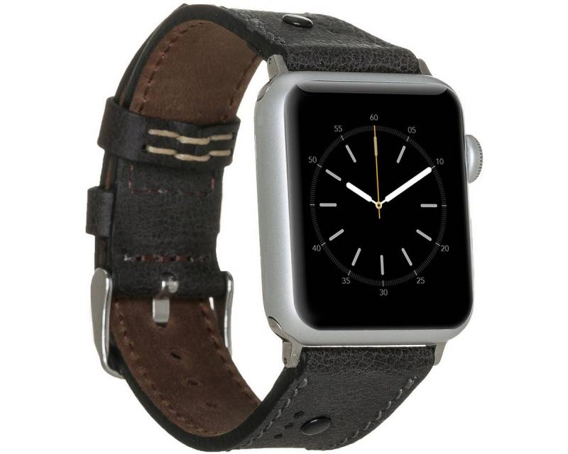 Burkley Smartwatch-Armband Exklusives Vintage Lederarmband, Handmade Stil 15 von Burkley