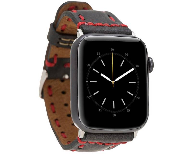 Burkley Smartwatch-Armband Exklusives Vintage Lederarmband, Handmade Stil 22 von Burkley