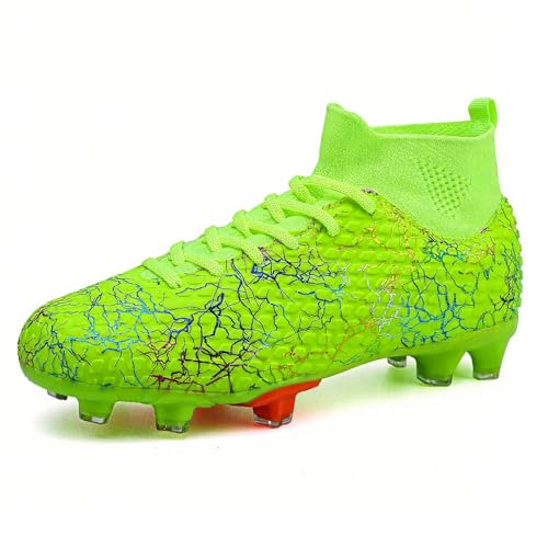 Fußballschuhe Männer Frauen Fußballschuhe Turf Football Cleats Tacos de Futbol para Hombre Zapatos de Futbol para Hombres Jugend High Top Fußball Stiefel Professional Training Fussballschuhe von Burlbuny