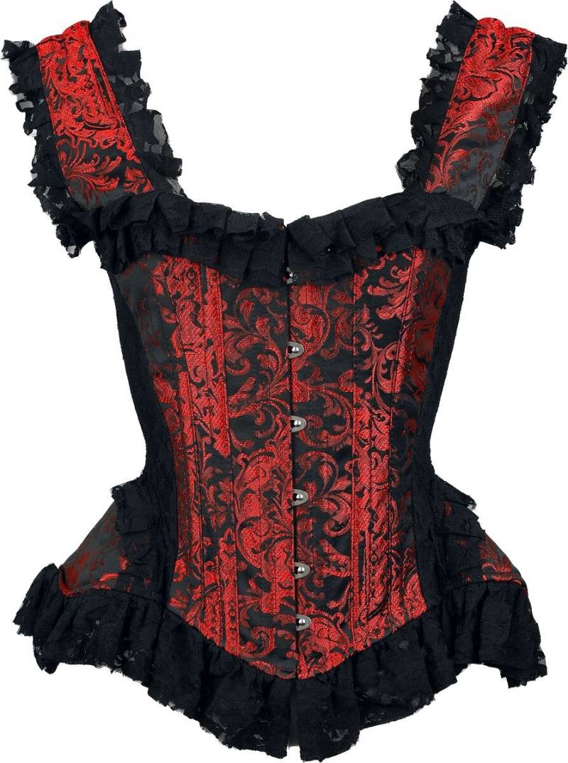 Burleska - Gothic Korsage - Duches - XS bis XL - für Damen - Größe XS - rot Burleska - Gothic Korsage - Duches - XS bis XL - für Damen - Größe XS - rot von Burleska