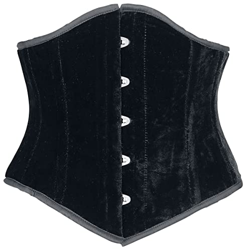 Burleska Sexy Waspie Waist Cincher Frauen Unterbrustkorsage schwarz L von Burleska