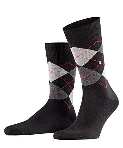 Burlington Herren Socken Manchester, Baumwolle, 1 Paar, Schwarz (Black 3000), 46-50 von Burlington
