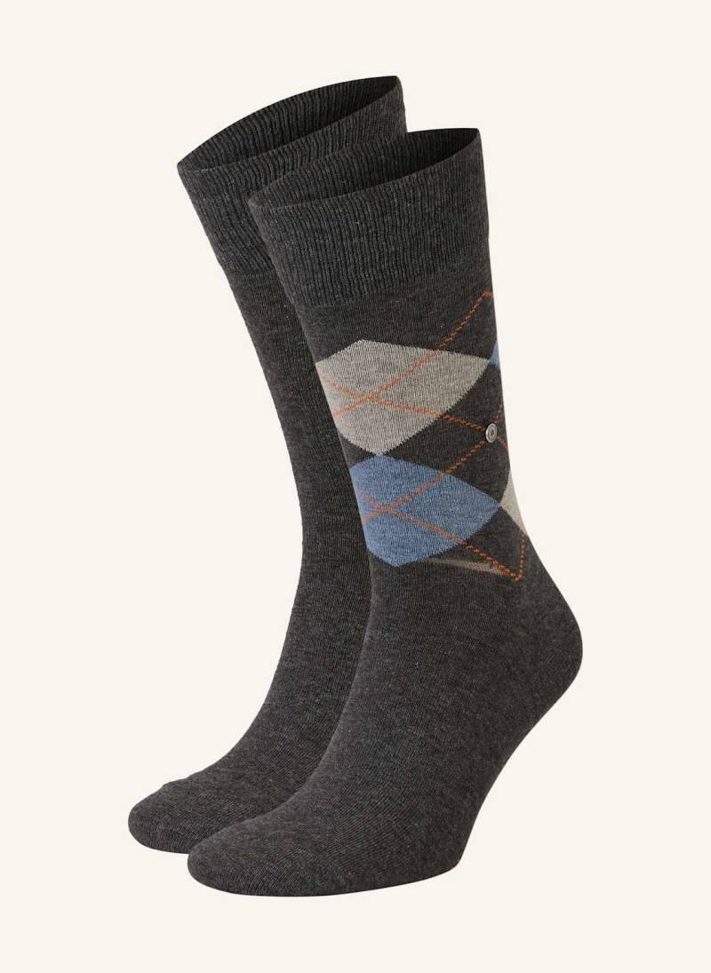 Burlington 2er-Pack Socken Everyday X-Mas schwarz von Burlington