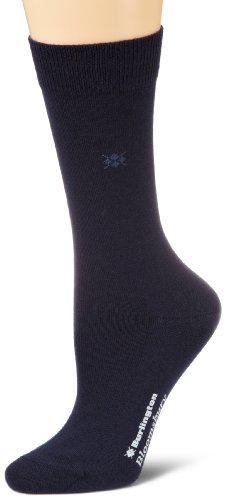 Burlington Damen Socken Bloomsbury W SO Wolle einfarbig 1 Paar, Blau (Marine 6120), 36-41 von Burlington