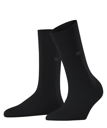 Burlington Damen Socken Bloomsbury W So Wolle Baumwolle einfarbig 1 Paar, Schwarz Black 3000, 36-41 von Burlington
