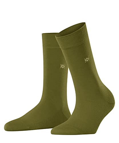 Burlington Damen Socken Bloomsbury, Wolle, 1 Paar, Grün (Cactus 7186), 36-41 von FALKE