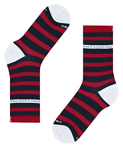 Burlington Damen Colour-Block Stripe Socken Nachhaltige Biologische Baumwolle dünn gemustert 1 Paar von Burlington