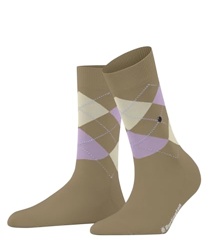 Burlington Damen Covent Garden W SO Baumwolle Gemustert 1 Paar Socken, Beige (Beige 4240) neu-umweltfreundlich, 36-41 von Burlington