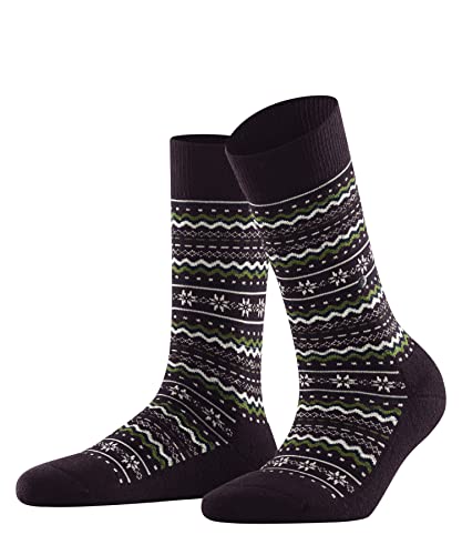 Burlington Damen Hausschuh-Socken Holiday W HP Baumwolle Wolle rutschhemmende Noppen 1 Paar, Rot (Blackberry 8595), 36-41 von Burlington