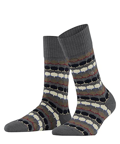 Burlington Damen Socken JOY, Schurwolle, 1 Paar, Grau (Dark Grey 3070), 36-41 von Burlington
