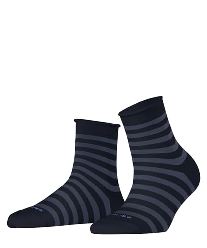 Burlington Damen Kurzsocken Swansea W SSO Baumwolle gemustert 1 Paar, Blau (Marine 6120), 36-41 von Burlington